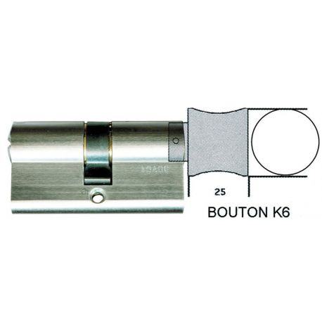 Profilé européen à bouton IX6SR