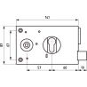 Coffre de grille pour profilé européen